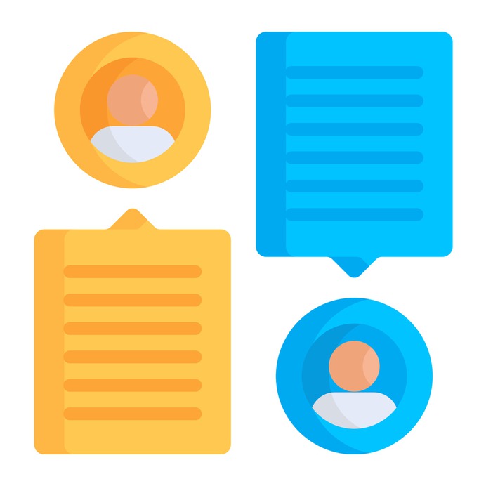 See more icon inspiration related to support, conversation, communications, user, chat, speech bubble, information, person and people on Flaticon.
