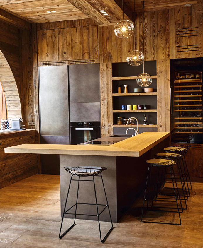 Ski Resort Villa in the French Alps - #decor, #interior, #home