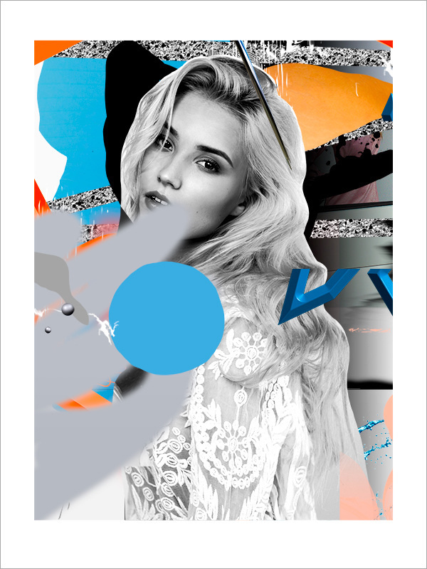 illustration by Benjamin Savignac #portrait #abstract #colors #contemporary #modern #illustrations #graphic #savignac