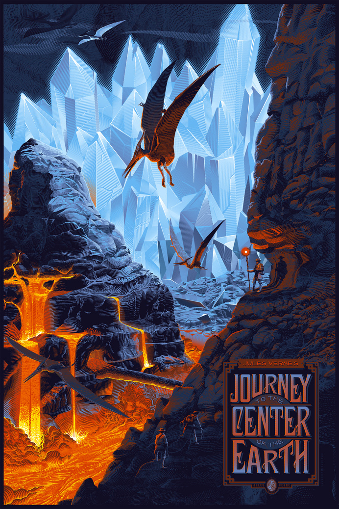 durieux journey to the center of the earth #durieux #journey #earth #illustration #laurent