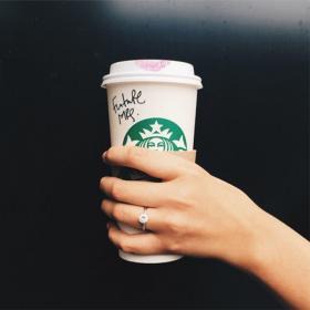 Alluring solitaire engagement ring