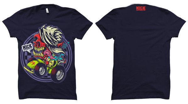 NICK AUTOMATIC MIDSUMMER LINE 2012 on Behance #illustration #apparel #shirt