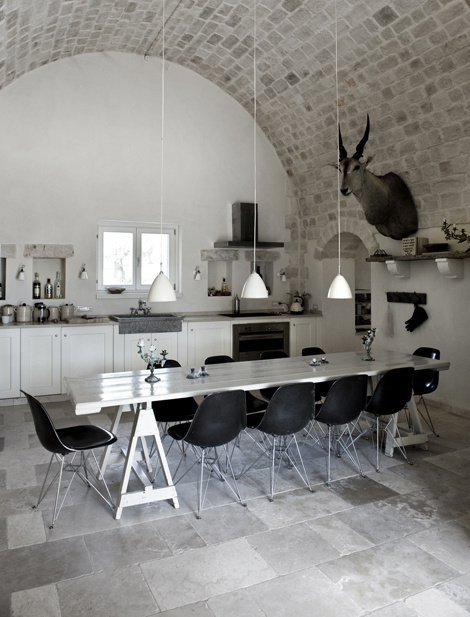 Летний дом на юге Италии #interiors