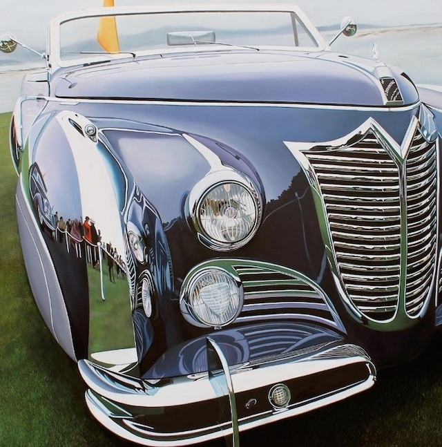 Realistic Old Polished Cars Paintings -6 #painting #car #art #realistic