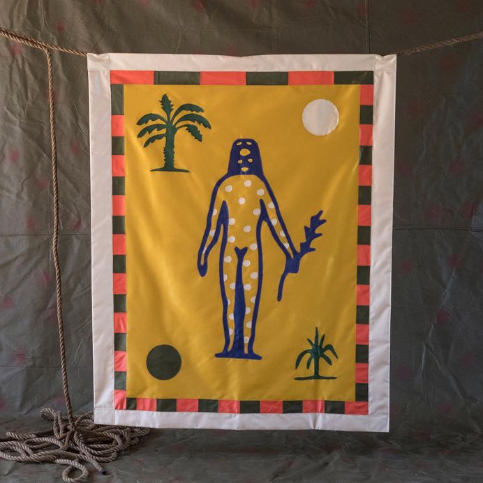 L A N D auf Instagram: "House of Land Appliqué Flag"