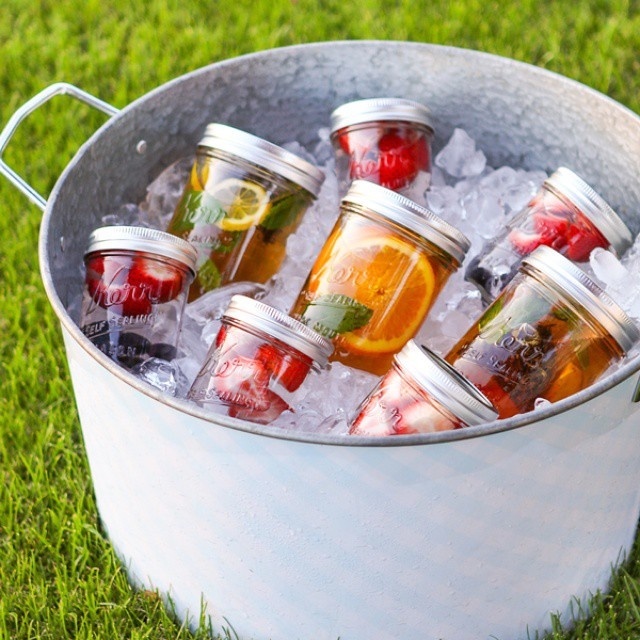 #tea #fruit #jar