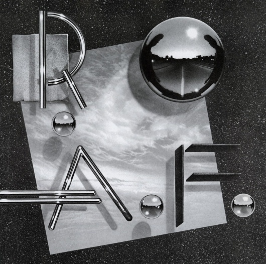 AIGA Design Archives #album #los #space #cover #airbrush #1981 #80s #angeles #chrome #willardsonwhite