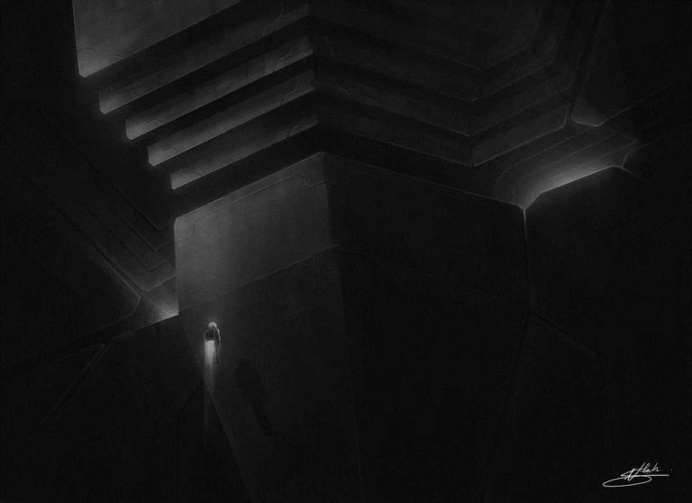 Space, Scale, Composiiton & Atmosphere: Digital Drawing by Nicholas Stathopoulos