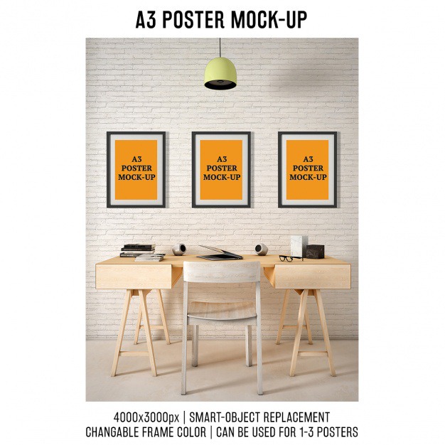 Posters mock up design Free Psd. See more inspiration related to Poster, Mockup, Design, Template, Web, Website, Mock up, Poster template, Desk, Posters, Templates, Website template, Mockups, Up, Three, Web template, Realistic, Real, Web templates, Mock ups, Mock and Ups on Freepik.