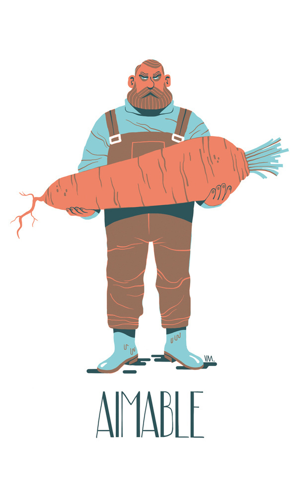 Vincent Mahé + Portfolio #illustration #carrot