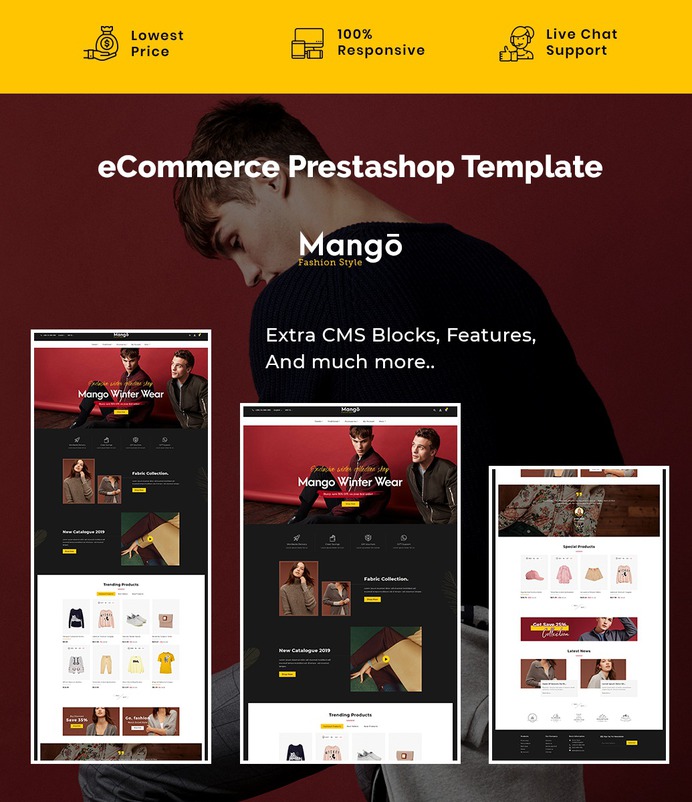 #Mango - #Fashion #Boutique #Style - #Prestashop #Responsive #Theme #eCommerce #Website #Design #Template