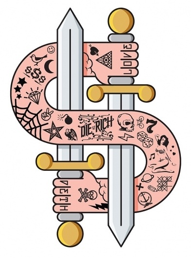 Die Rich on the Behance Network #logo #illustration #typography