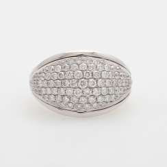 CHIMENTO Damenring mit Diamantbesatz