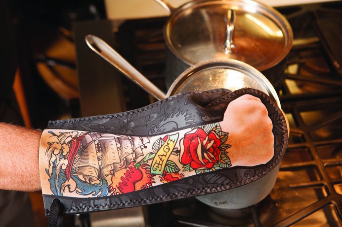 Tattoo Oven Mitt by DCI #tech #flow #gadget #gift #ideas #cool