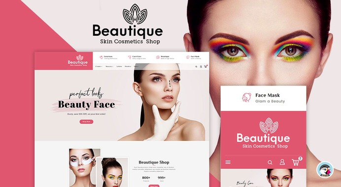 #Beautique #Skin #Cosmetics Store - #Prestashop #Responsive #Theme | #TemplateTrip #eCommerce #Website #Template