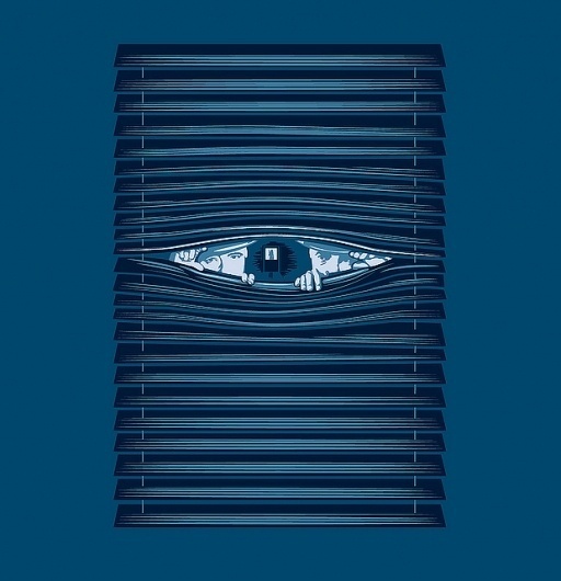 All sizes | Private Eye | Flickr - Photo Sharing! #blinds #frankplastic #noir #eye #illustration #film