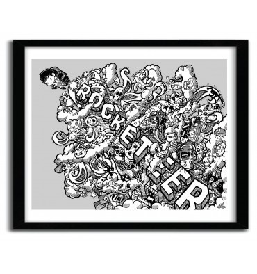 Rocketeer by Lei Melendres #print #art