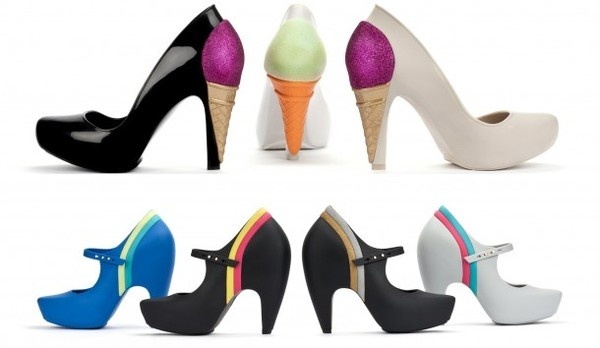 Artstic ice cream design shoes #karl #shoes #cream #artistic #lagerfeld #ice