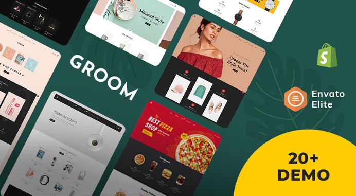 #Groom #Shopping - #Shopify Multi-Purpose Responsive #Theme | #TemplateTrip #eCommerce #Website #Design