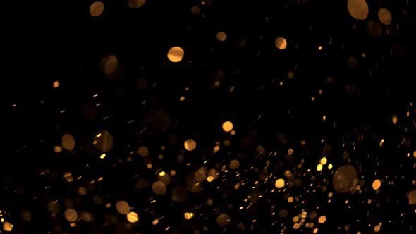 Candle Light made of particles