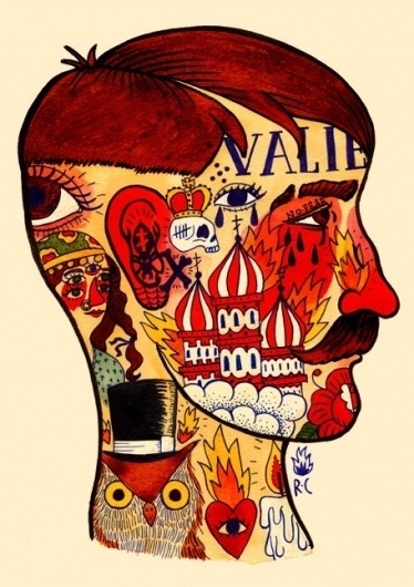 Syndicate Original #illustration #face #head