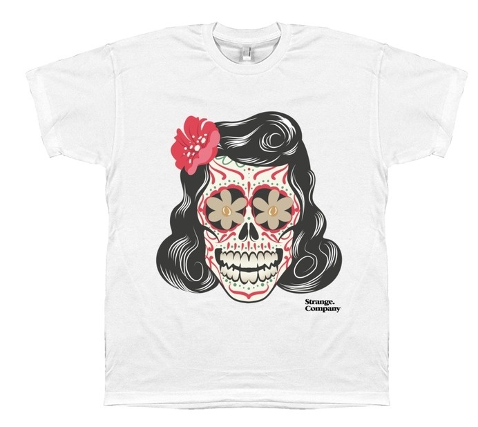 Strange Company Tattoo Girl T-Shirt #tattoo #t-shirt