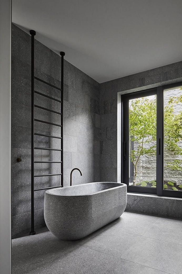 Melbourne's B.E Architecture Has Designed a Sensational Stone House Made of 260 Tonnes of Granite 10