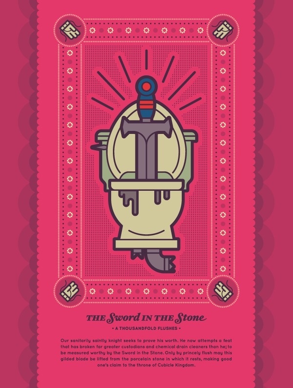 ampersand2_01 #toilet #stone #sword #the #illustration #and
