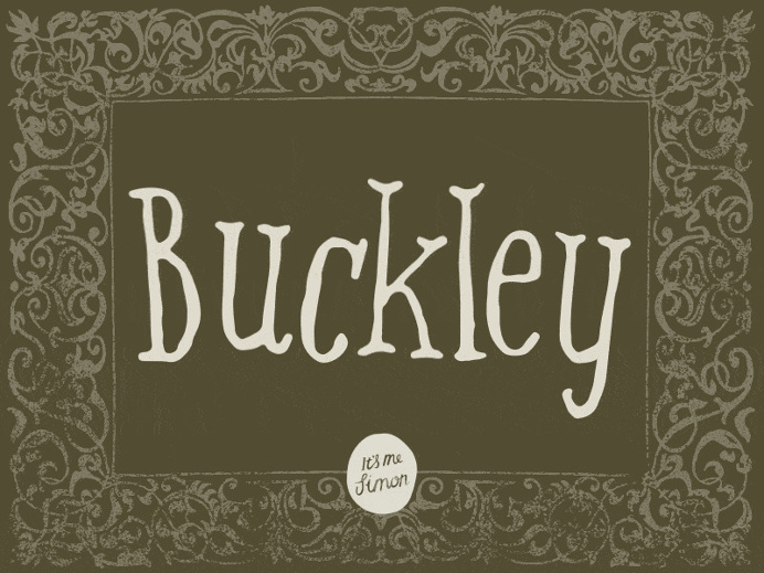 Buckley typeface #serif #font #typeface #display #retro