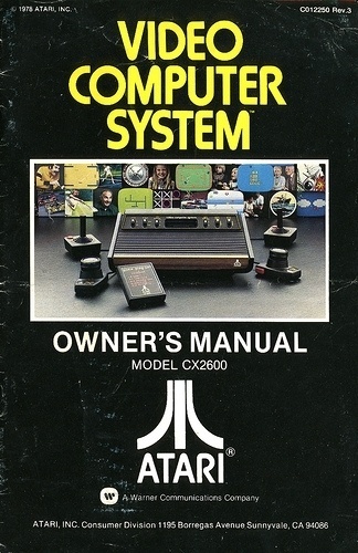 Atari - The Atari Video Computer System Owner's Manual | Flickr - Photo Sharing!