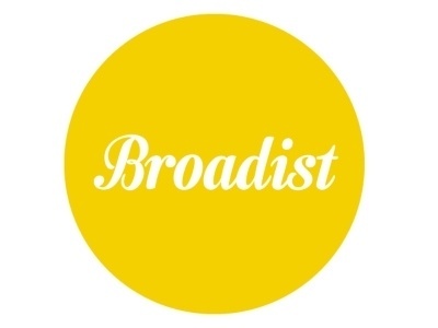 Dribbble - Broadist: Fashion for Broads by Trevor Baum #logo #baum #trevor #vintage