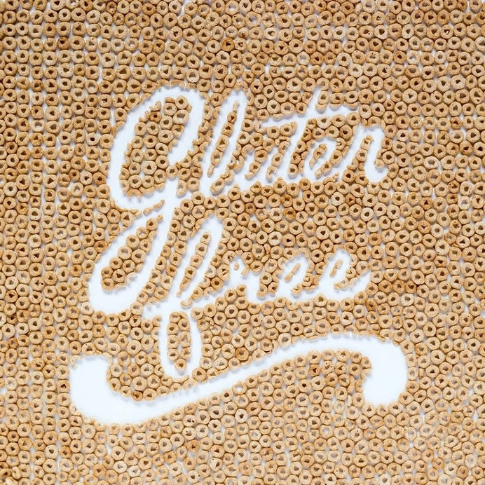 social content, cheerios, lettering