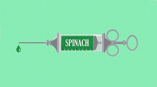 Spinach Steroids | Flickr - Photo Sharing! #illustration #design #graphic #syringe