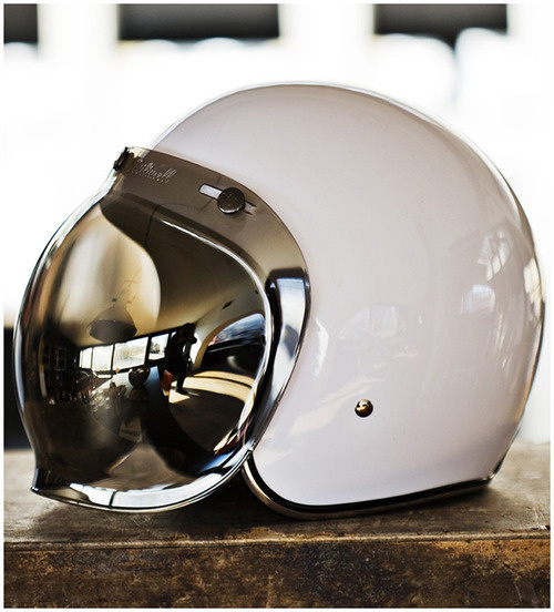Mirror Shades. #helmet #white #space