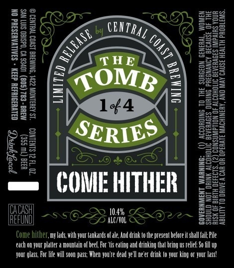 Central Coast Come Hither #packaging #beer