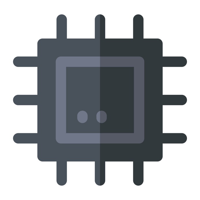 See more icon inspiration related to chip, ui, robotics, artificial intelligence, electronics, engineering, industry, technology and computer on Flaticon.