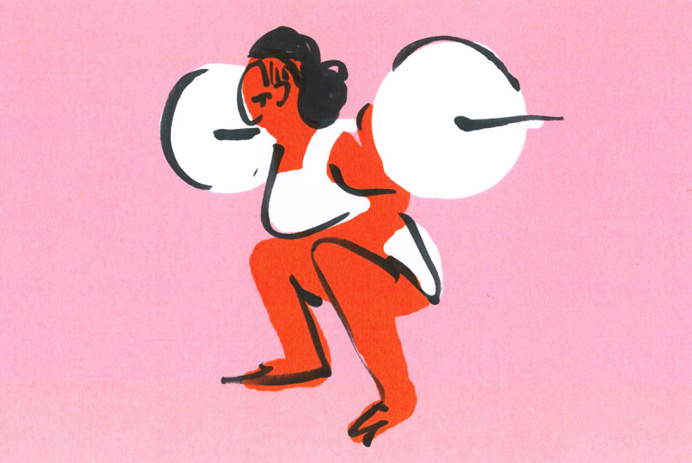Gym #Illustration for Man Repeller