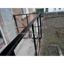 Railing on the balcony. Strengthening the balcony slabs. Price.