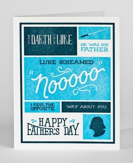 design work life » cataloging inspiration daily #card #letterpress #fathers #grid #day #typography