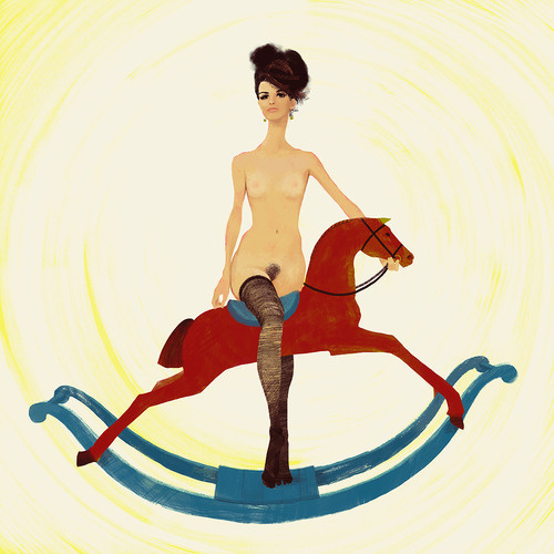 Hablam Anthony Marrast #illustration #woman #pastell