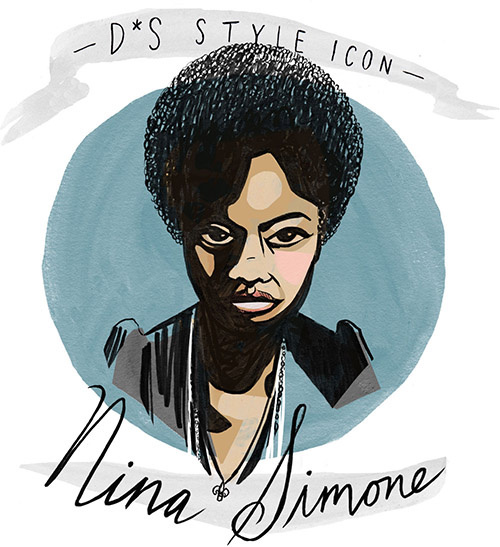 Nina Simone - DesignSponge Libby VanderPloeg