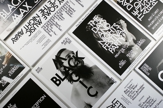 Max Snow / Black Magic / The Days and Nights Festival on the Behance Network #print #poster
