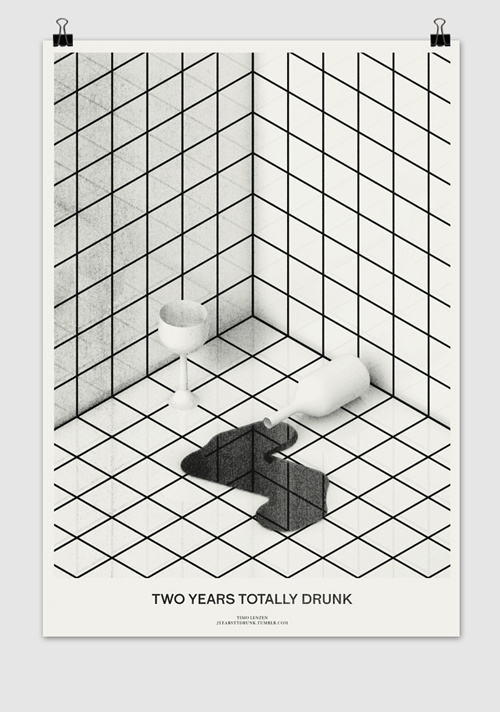 Totally Drunk - Timo Lenzen - Graphic Design #graphic #poster