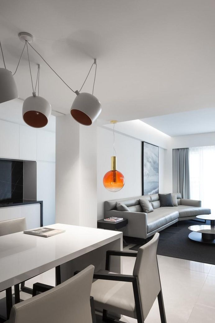 Easy and Minimalist Living Style White House by AD Architecture 5