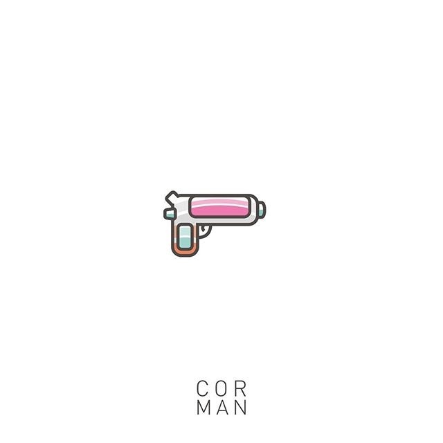 Handgun #icon #miamivice #vector