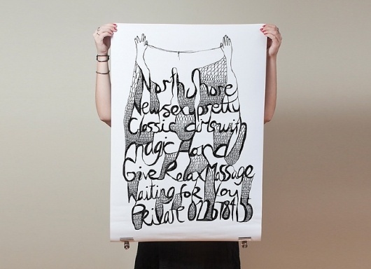 I Am Shakira #black #advertising #texture #greyscale #organic #typography
