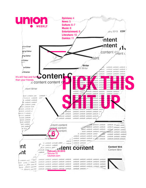 Union Weekly (Long Beach, CA, USA) #design #graphic #cover #editorial #magazine #typography