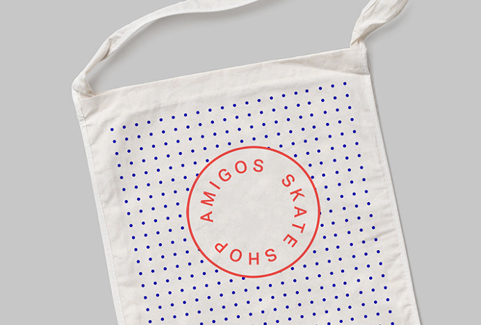 Amigos Skate Shop by Jorge León #graphic design #print #bag