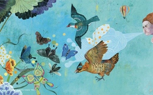 Book Report: Flowerhead by Olaf Hajek ~ Culture ~ The Inside Source #acrylic #paint #nature