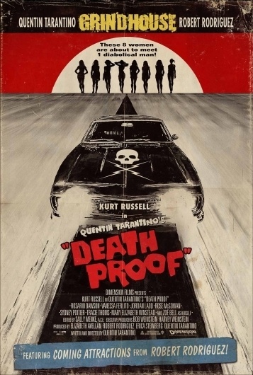 936full-death-proof-poster.jpg 936×1386 pixels #movie #proof #death #grindhouse #tarantino #poster #skull #car
